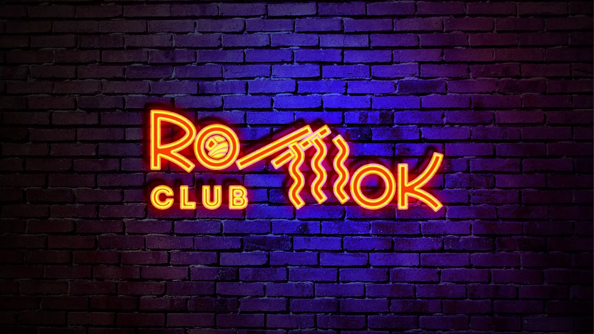 Разработка интерьерной вывески суши-бара «Roll Wok Club» в Невели